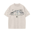 Hellstar Washed T-Shirt – Retro Oversized Heavyweight Cotton Graphic Tee, Vintage Mineral Faded Hip-Hop Streetwear Unisex Top